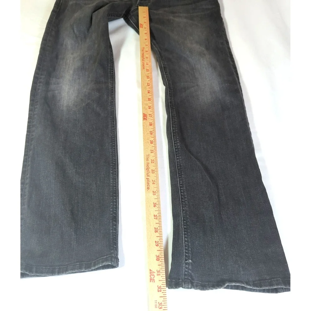 Diesel Industry SAFADO Jeans Men 34 x 32 Regular Slim Straight  Button Fly ORZ40